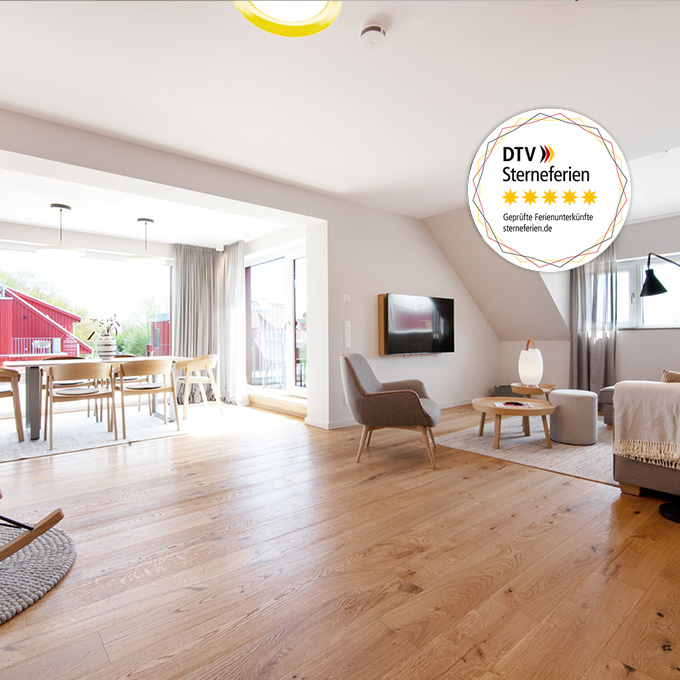 Apartment Kategorie M – zwei Schlafzimmer im Bades Huk Resort